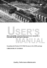 Preview for 1 page of Zida P845SD User Manual