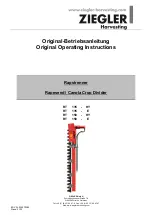 Предварительный просмотр 15 страницы Ziegler RT-135-E Operating Instructions Manual