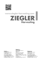 Preview for 31 page of Ziegler RT-135-HY Operating Instructions Manual