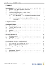 Preview for 2 page of ZIEHL-ABEGG 349081 Quick Start Manual