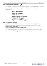 Preview for 32 page of ZIEHL-ABEGG 380087 Operating Instructions Manual