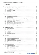 Preview for 2 page of ZIEHL-ABEGG Acontrol PDE-10 Operating Instructions Manual