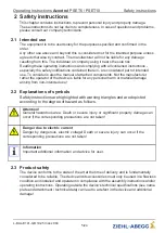 Preview for 5 page of ZIEHL-ABEGG Acontrol PSET10 Operating Instructions Manual