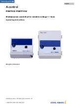 Preview for 1 page of ZIEHL-ABEGG Acontrol PXET6Q Operating Instructions Manual