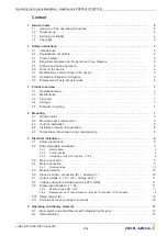 Preview for 2 page of ZIEHL-ABEGG Acontrol PXET6Q Operating Instructions Manual