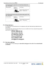 Preview for 12 page of ZIEHL-ABEGG ECQ Operating Instructions Manual