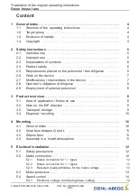 Preview for 2 page of ZIEHL-ABEGG FB Series Translation Of The Original Operating Instructions