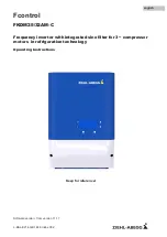 ZIEHL-ABEGG Fcontrol FKDM..-C Series Operating Instructions Manual preview