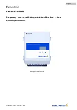 ZIEHL-ABEGG FXET10AMQ Operating Instructions Manual предпросмотр