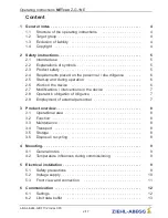 Preview for 2 page of ZIEHL-ABEGG Z-G-1NE Operating Instructions Manual