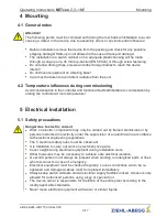 Preview for 9 page of ZIEHL-ABEGG Z-G-1NE Operating Instructions Manual