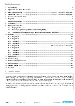 Предварительный просмотр 2 страницы ZIEHL MINIPAN TR210 Operating Manual