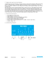 Preview for 3 page of ZIEHL MU100U Operating Manual