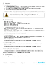 Preview for 4 page of ZIEHL TMU100V Operating Manual