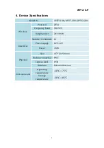 Preview for 5 page of ZiFiSense APZT-UI01 Manual