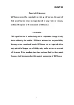 Preview for 2 page of ZiFiSense Zeta IRZ1ZT92 Installation Manual