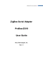 Preview for 1 page of ZIGBEE ProBee-ZS10 User Manual