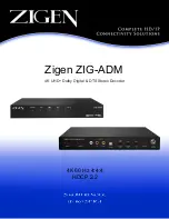 Preview for 1 page of Zigen ZIG-ADM User Manual