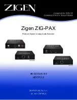 Zigen ZIG-PAX User Manual предпросмотр