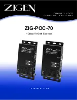 Preview for 1 page of Zigen ZIG-POC-70 User Manual