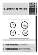 Preview for 1 page of Zigmund & Shtain 3PCLIOBI3640ZS Use And Maintenance Instructions