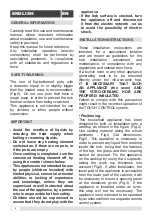 Предварительный просмотр 8 страницы Zigmund & Shtain CNS 302.45 BX Use And Maintenance Instructions