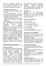 Предварительный просмотр 13 страницы Zigmund & Shtain CNS 302.45 BX Use And Maintenance Instructions