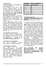 Предварительный просмотр 15 страницы Zigmund & Shtain CNS 302.45 BX Use And Maintenance Instructions