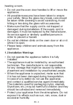 Preview for 26 page of Zigmund & Shtain E 144 B User Manual