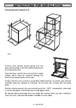 Preview for 30 page of Zigmund & Shtain EN 109.722 Instruction Booklet For Installation, Use, Maintenance