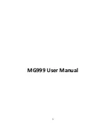 Предварительный просмотр 1 страницы Zigo MG999 User Manual