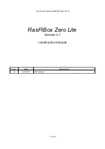 zihatec RasPiBox Zero Lite Construction Manual preview