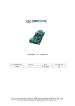 Preview for 1 page of Zikodrive ZDBL15MUL-24 User Manual