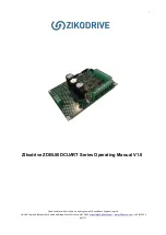 Zikodrive ZDBL50DCUART Series Operating Manual preview