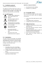 Preview for 4 page of ZILA KST-20 Vento Mounting And Operating Instructions