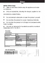 Preview for 2 page of Zilan ZLN3500 Instruction Manual