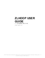 Preview for 1 page of Zillion Lights ZLHoop User Manual