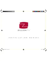 ZillionTV ZA-100 Installation Manual preview