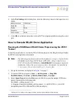 Preview for 10 page of ZiLOG Wireless Zdots Quick Start Manual