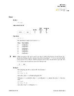 Preview for 174 page of ZiLOG Z8 CPU User Manual