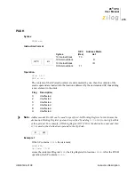 Preview for 222 page of ZiLOG Z8 CPU User Manual