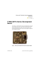 Предварительный просмотр 10 страницы ZiLOG Z8 Encore! XP F1680 28-Pin Series User Manual