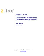 Preview for 1 page of ZiLOG Z8F08200100KIT User Manual