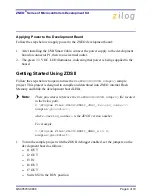 Preview for 8 page of ZiLOG ZNEO Series Quick Start Manual