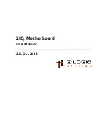 Предварительный просмотр 1 страницы Zilogic Systems ZIO User Manual