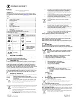 Preview for 27 page of Zimmer Biomet Tricera Instructions For Use Manual