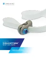 Preview for 1 page of Zimmer Biomet Universal Clamp Surgical Technique Manual