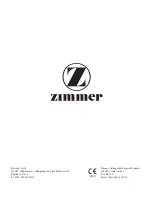 Предварительный просмотр 34 страницы Zimmer 60-1200-101-00 Operators & Service Manual