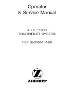 Zimmer A.T.S. 2000 Operators & Service Manual preview