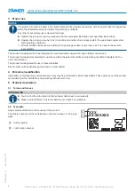 Preview for 6 page of Zimmer DVR Series Installation And Operating Instructions Manual